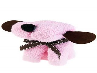 Незаменимый подарок на все случаи жизни - Полотенце подарочное Розовый щенок в г. Великий Новгород