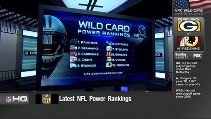 Wild Card Power Rankings