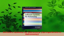 PDF Download  Software Systems for Astronomy SpringerBriefs in Astronomy Download Online