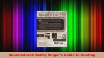 PDF Download  Supernatural Bobby Singers Guide to Hunting PDF Full Ebook