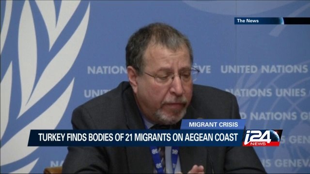 Turkey finds bodies of 21 migrants on Aegean coast