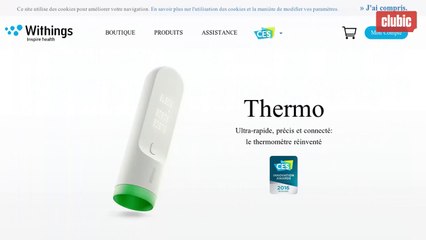 Thermo - Le thermomètre connecté de Withings