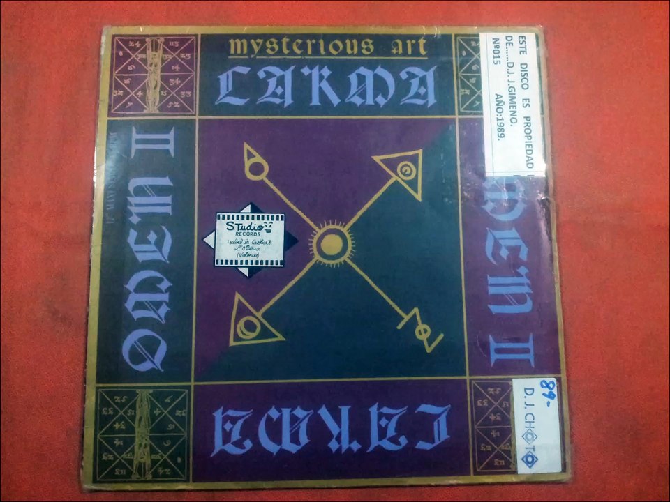 MYSTERIOUS ART.(CARMA.(OMEN II.(INSTRUMENTAL CLUBMIX.)(12''.)(1989.)