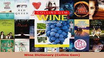 Read Wine Dictionary Collins Gem Ebook Free Video - 