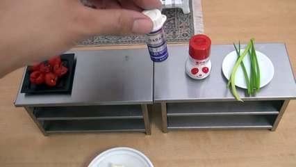 Mini Food Tomato and cream cheese 食べれるミニチュアトマトとクリームチーズ_Cream-cheese filled Mini Tomatoes