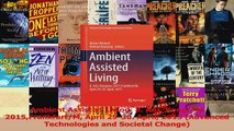 PDF Download  Ambient Assisted Living 8 AALKongress 2015FrankfurtM April 2930 April 2015 Advanced PDF Online