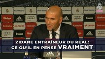 Ce que Zidane pense VRAIMENT de sa nomination comme entraîneur du Real Madrid