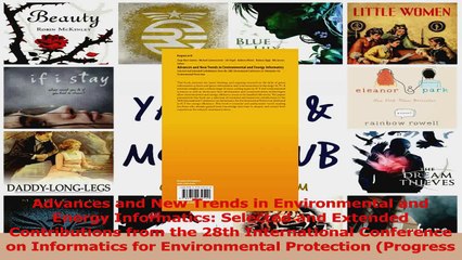 PDF Download  Advances and New Trends in Environmental and Energy Informatics Selected and Extended Download Full Ebook