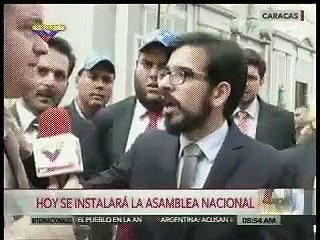 Así fueron las declaraciones del diputado opositor Miguel Pizarro a través de VTV