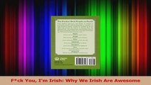 PDF Download  Fck You Im Irish Why We Irish Are Awesome Download Online