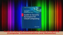 PDF Download  Guide to Security Assurance for Cloud Computing Computer Communications and Networks Read Online