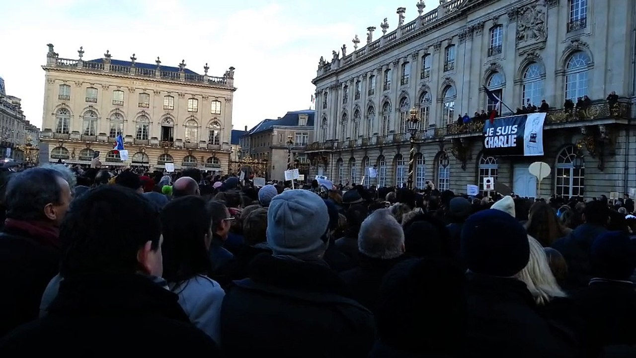 "Je suis Charlie" : il y a un an, la Marseillaise place Stanislas à Nancy