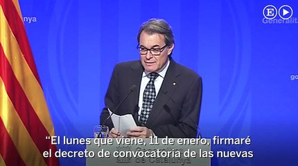 ARTUS MAS AGUANTARÁ HASTA EL DÍA 11 PARA CONVOCAR ELECCIONES