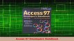 PDF Download  Access 97 Developers Handbook Download Full Ebook