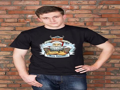 Четкий подарок на именины - Футболка мужская с вашим текстом Брутальный Дед Мороз в г. Сочи