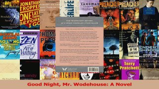 PDF Download  Good Night Mr Wodehouse A Novel Read Online