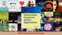 PDF Download  Information Geometry and Its Applications Applied Mathematical Sciences Read Online