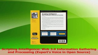 PDF Download  Scripting Intelligence Web 30 Information Gathering and Processing Experts Voice in PDF Full Ebook