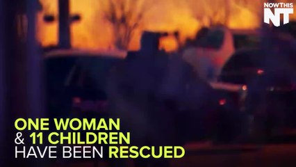 A Knife-Wielding Man Held A Woman and 11 Children Hostage