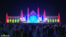 Sculptures géantes de glace au Festival d'Harbin