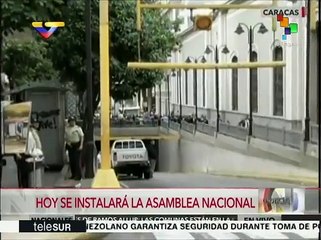 Venezuela: diputados de AN comienzan a ingresar a Palacio Legislativo