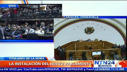 Día histórico: inicia instalación del nuevo Parlamento venezolano con mayoría opositora