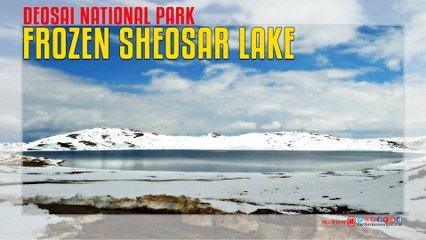 Frozen Sheosar Lake Deosai National Park