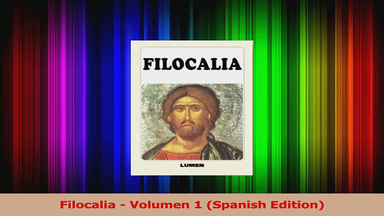 PDF Download  Filocalia  Volumen 1 Spanish Edition Download Full Ebook