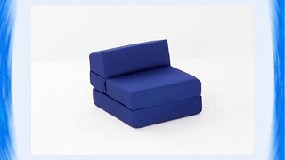 Mia Single Chair Bed in ROYAL BLUE Cotton Drill