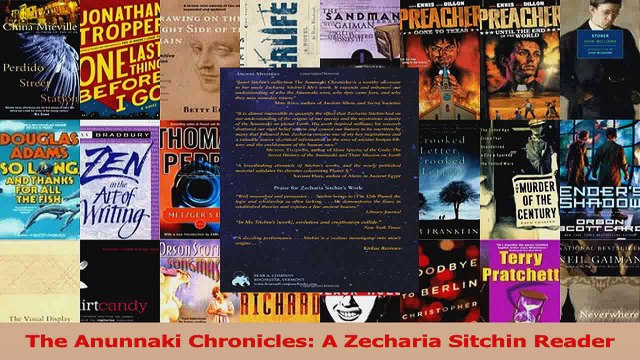 PDF Download The Anunnaki Chronicles A Zecharia Sitchin Reader PDF Full Ebook