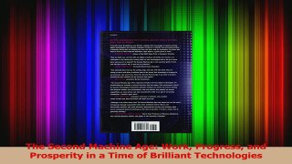 PDF Download  The Second Machine Age Work Progress and Prosperity in a Time of Brilliant Technologies PDF Full Ebook