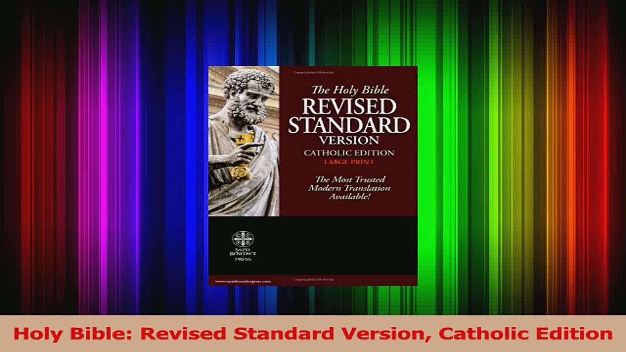 PDF Download  Holy Bible Revised Standard Version Catholic Edition PDF Online