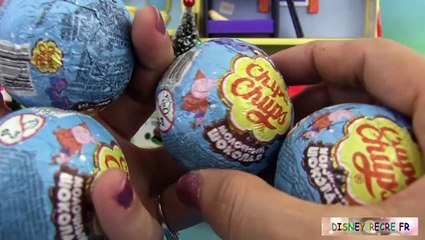 Peppa Pig Noël 2015 Pâte à modeler Play Doh Christmas Chupa Chups Surprise Eggs