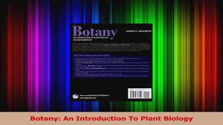 PDF Download  Botany An Introduction To Plant Biology Read Full Ebook