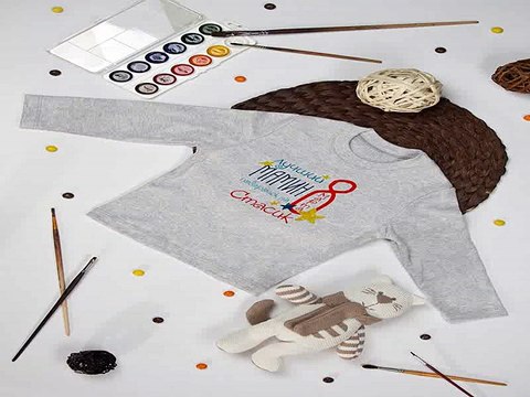 Четкий подарок на все случаи жизни - Футболка детская с длинным рукавом именная Подарочек на 8 марта в г. Новосибирск