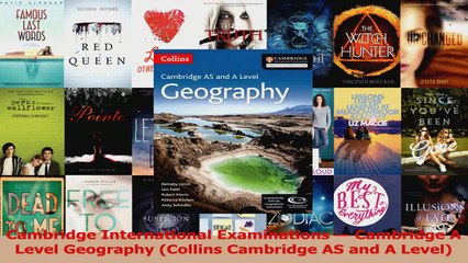 PDF Download  Cambridge International Examinations  Cambridge A Level Geography Collins Cambridge AS Read Online