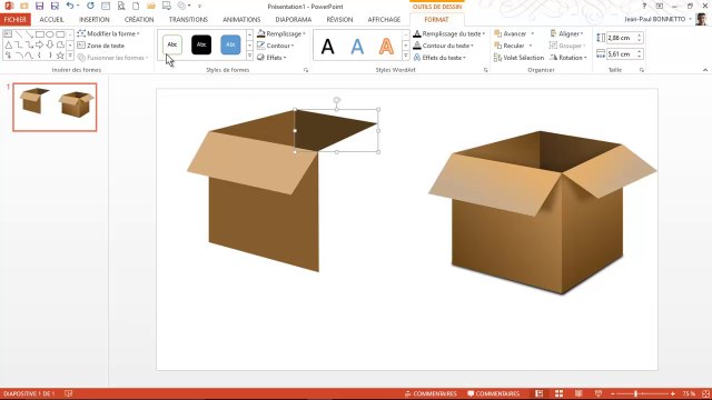 PowerPoint - Comment reproduire des objets de type image