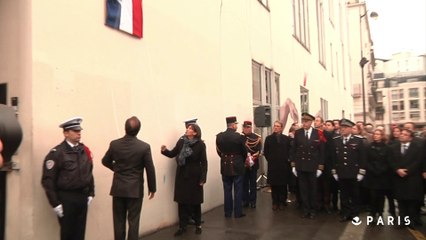 Plaques commémoratives en l'honneur des victimes des attentats de janvier 2015