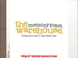 Memory Foam Warehouse? - 3FT Single 7.5cm (3) 45kg - Memory Foam Mattress Topper - 190cm x