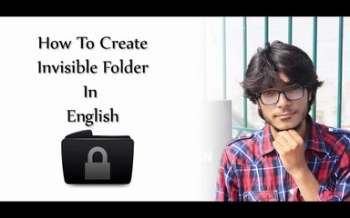 how to create invisible folder in windows