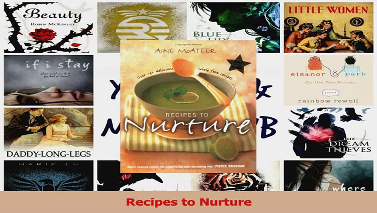 PDF Download  Recipes to Nurture PDF Online