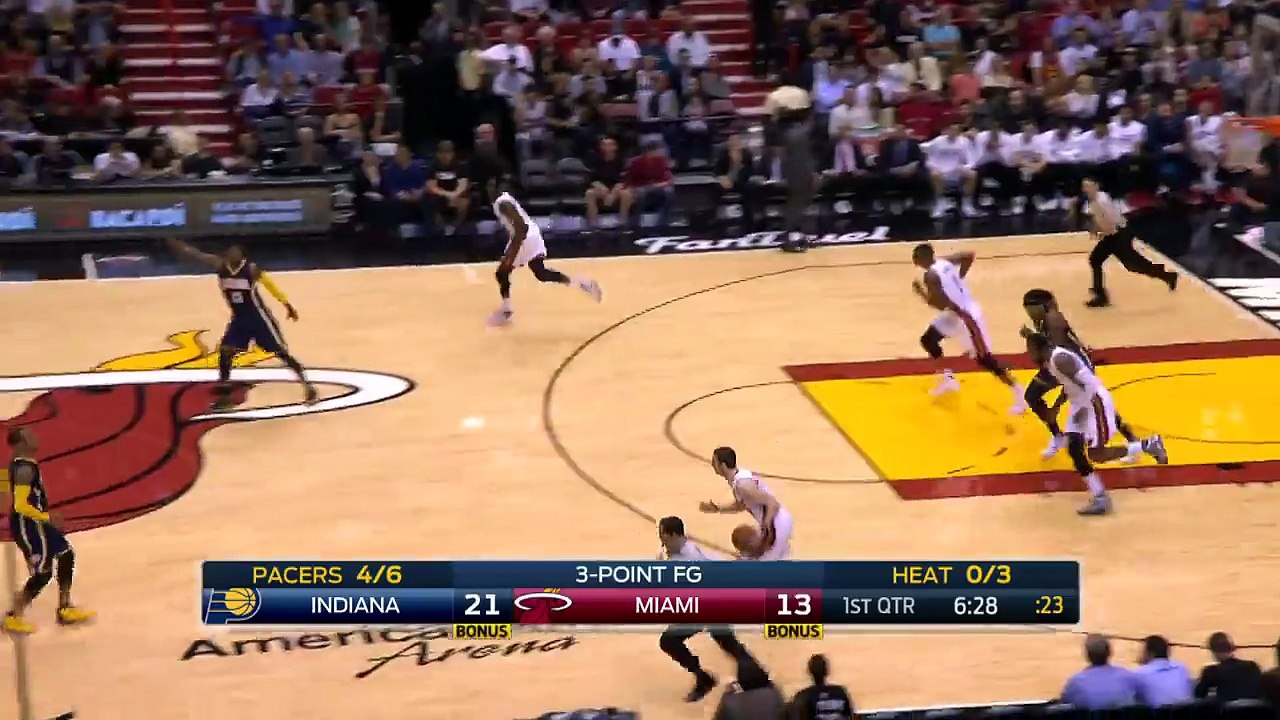 Goran Dragic Nasty Alley-oop To Dwayne Wade