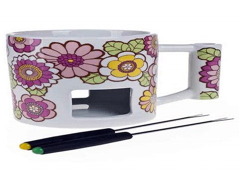 Приличный подарок на все случаи жизни - Набор для шоколадного фондю Сладкие цветы в г. Тюмень