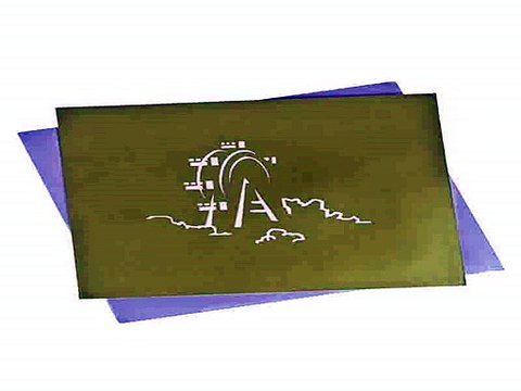 Отличный подарок на день рождения - Открытка подарочная с объемными картинками Колесо в г. Нижний Новгород