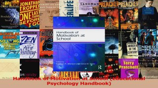 PDF Download  Handbook of Motivation at School Educational Psychology Handbook PDF Full Ebook
