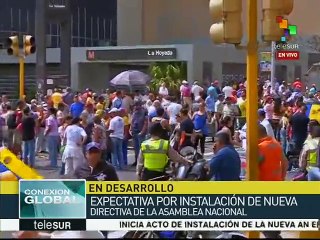 Venezuela: manifestación de apoyo a MUD transcurre de forma pacífica