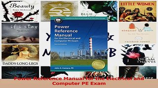 PDF Download  Power Reference Manual for the Electrical and Computer PE Exam Download Full Ebook