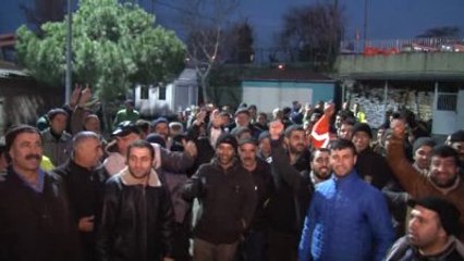 Küçükçekmece'de Taşeron İşçi Eylemi...