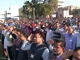 Jamnagar Ayurved University formation day celebration by Nitin Patel Vasuben Trivedi