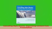 PDF Download  Cascading Style Sheets Separating Content from Presentation PDF Full Ebook